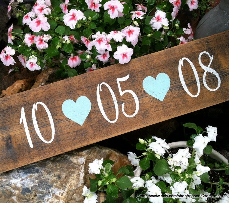 Rustic signs x the 1/2 save 5 date reasons2remember THE Wedding DATE 23  SAVE by rustic Sign