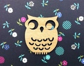 Bamboo Owl  Laser Cut Supplies 2 pce
