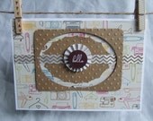 Modern 'Hello' greeting card perfect for sending to a friend