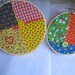 Country Patchwork Embroidery Hoop Art