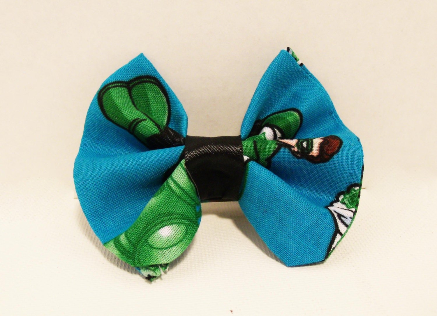 Green Lantern Hair Bow Barrette - Geek Chic - Super Cute - DC
