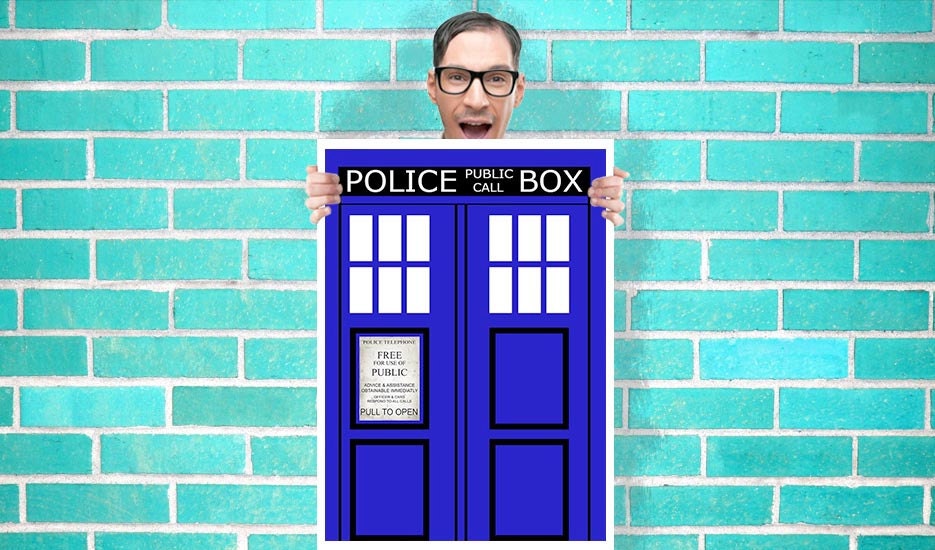 Doctor Who Tardis Art - Wall Art Print Poster 16x23 Inch - Kids Children Bedroom Geekery