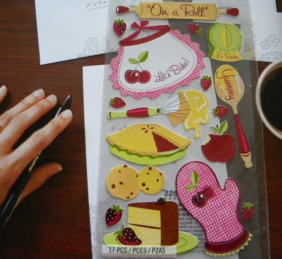 Baking Food Themed Scrapbooking Sticker by on Etsy