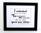 Typography Print, Fantastic Mr. Fox Quote Art Poster, Wes Anderson, Roald Dahl - 8 X 10