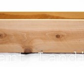 24" Cedar Windox Box Planter - Non-Toxic For Organic Gardens Untreated Cedar