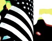 Memorial Day 8 by 12 Print. American Flag/ USA/ Patriotic/ Red White Blue/ Pop Art/ America/ Home Decor/ Wall Hanging/ Summer/ Photography
