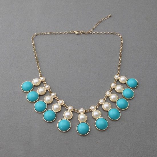 2013 women New Style fashion Two color block drop statement ombre necklace