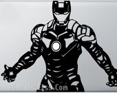 Iron Man -- Mac Decal Mac Sticker Macbook Decals Macbook Stickers  Vinyl Decal for Apple Laptop Macbook Pro / Macbook Air / iPad