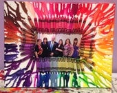 Melted Crayon Art Custom Picture Frame