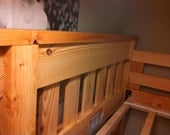 Hand-crafted Solid Wood Mission Style Twin Loft Bed