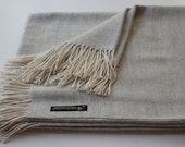 100 percent Baby Alpaca Grey Throw