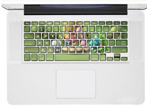 Macbook Keyboard decal Macbook Decals Macbook Stickers Macbook Pro decals Macbook Air decals Vinyl decal for Apple Mac iPad iPhone