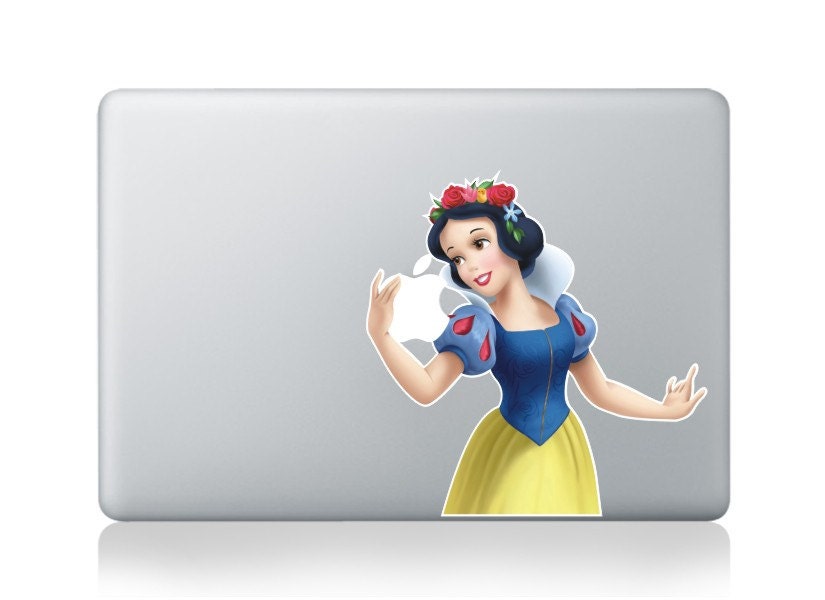 Snow White----Mac decal Macbook Decals Macbook Stickers Macbook Pro decals Macbook Air decals Vinyl decal for Apple Mac iPad iPhone