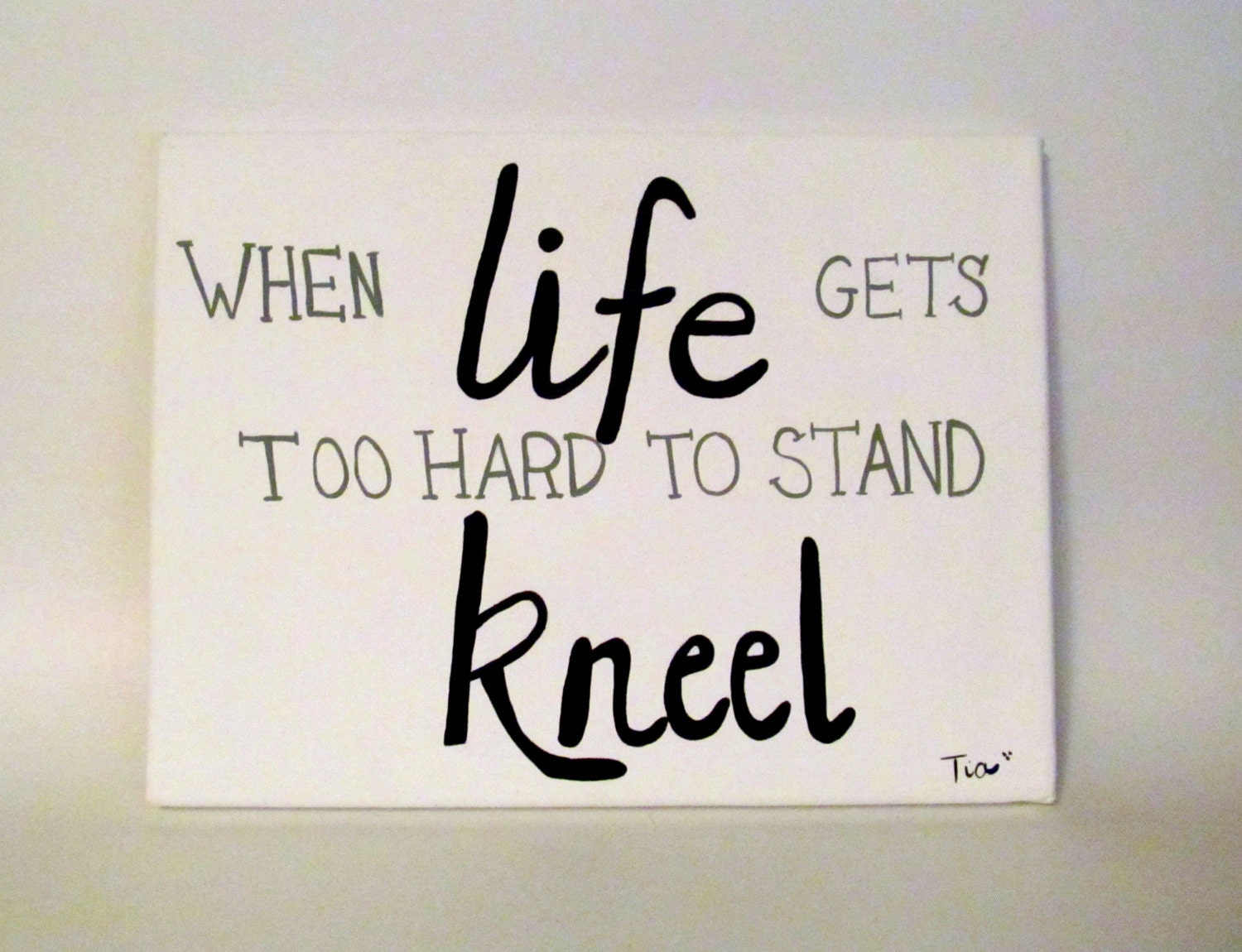 Inspirational Quote - Canvas Quote Art - Inspirational Canvas Quotes - 8x10 Canvas Art
