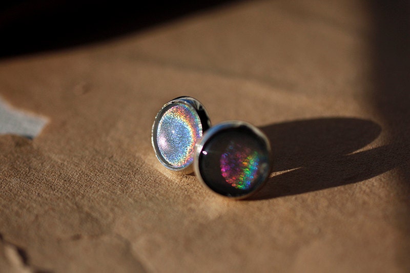 Alterac mountains - World of worcraft inspired multicolor post earrings