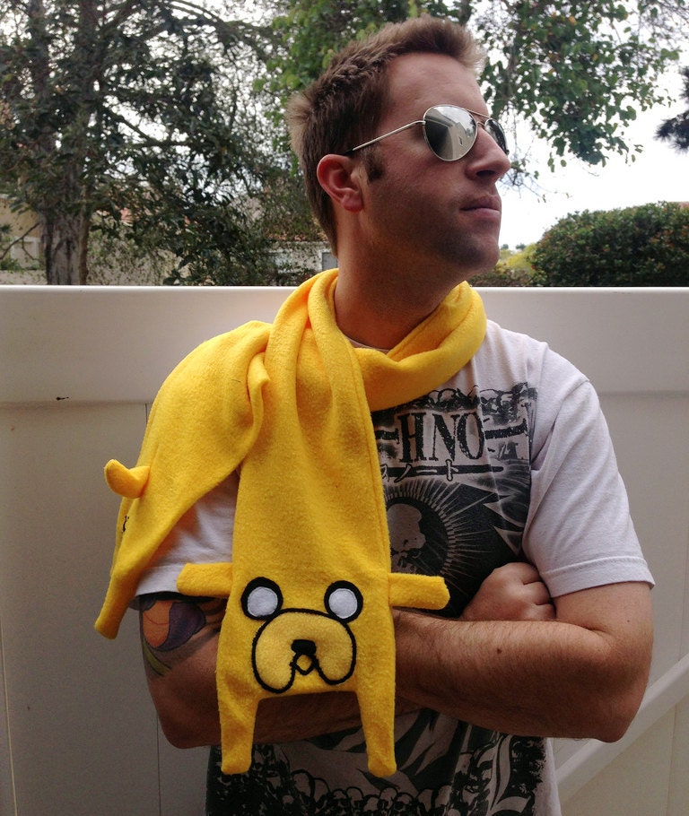 Adventure Time Jake Scarf - ready to ship