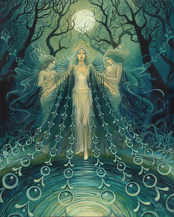 Nyx Greek Goddess of the Night 8x10 Fine Art Print