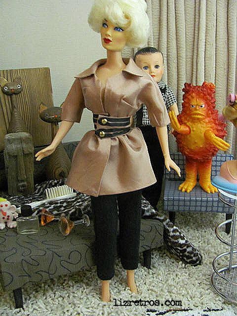 Repro Home Suit for Bild Lilli, Barbie and other  10 and 11-in. Fashion Dolls By RETROS