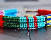 Beaded Hoop Earrings - Zawadi