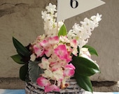 Modern Black Table Number Flags for Wedding Seating