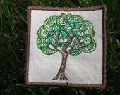 Spiral Tree Sew-on Patch