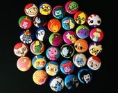 32 Buttons - Adventure Time 1" Button Set - CRAY CRAY