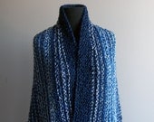 Custom Peace Like a River Shawl for Prayer, Meditation, Comfort, Lap Blanket, Throw, Full Rectangle, Blue, FREE Shipping