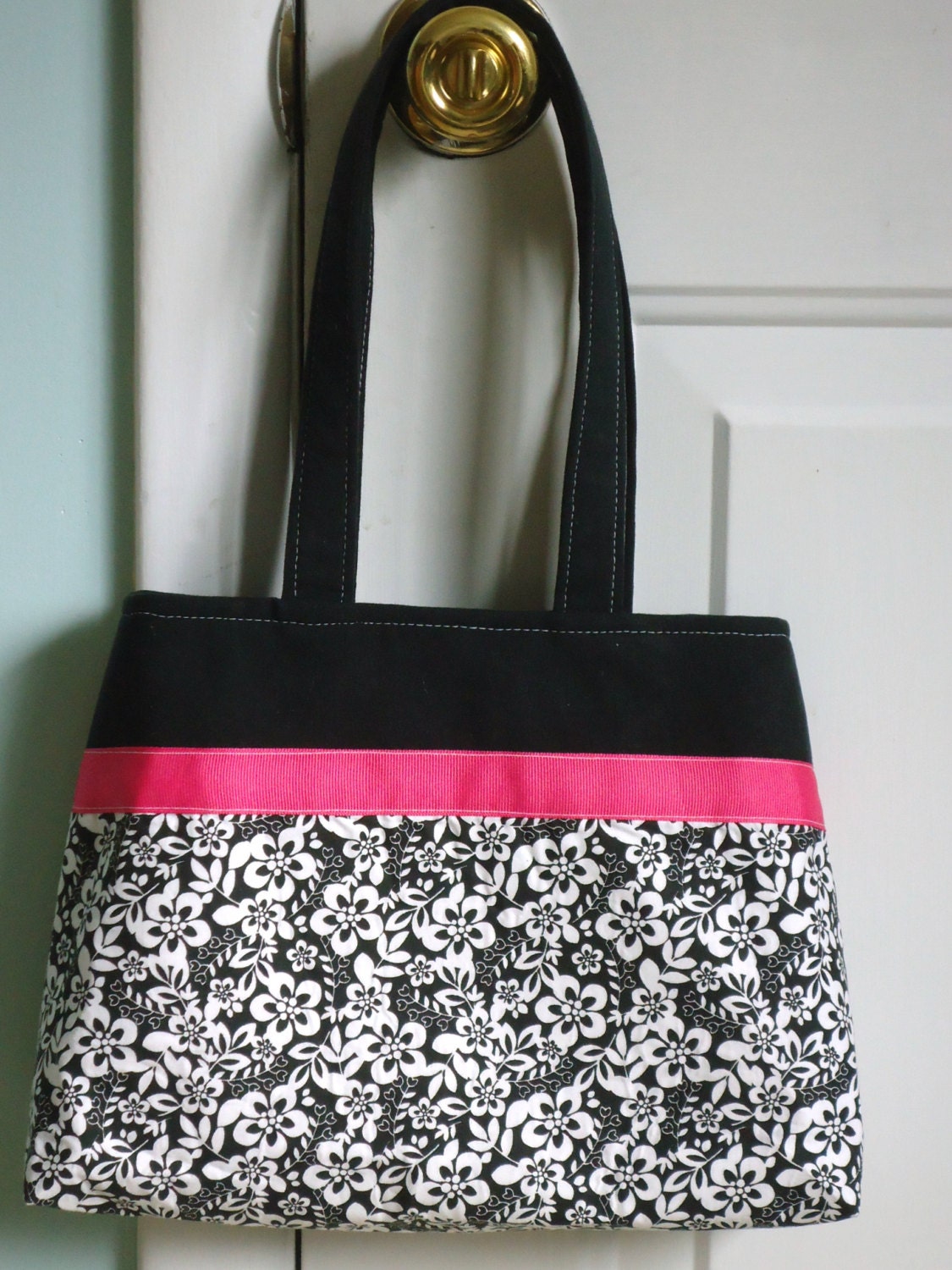 Black and White Summer Purse