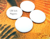 ABEO-(4)-1.50inch.. REGULAR Canvas MAGNETS Four Small Art Canvas Buttons