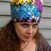 Handwoven Paper Hat, Recycled Dog Food Bag, Wearable Art- ''King Tut''