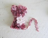 5 Yards Pink Sequin Trim