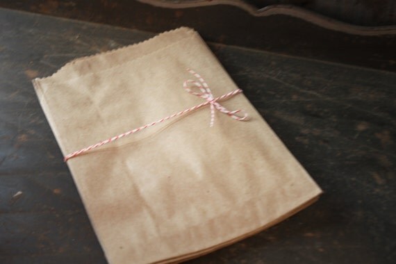 Kraft Paper Bags-- 5 X 7 1/2 -- Lot of 50 -- Gift Bags -- Merchandise Bags Il_570xn