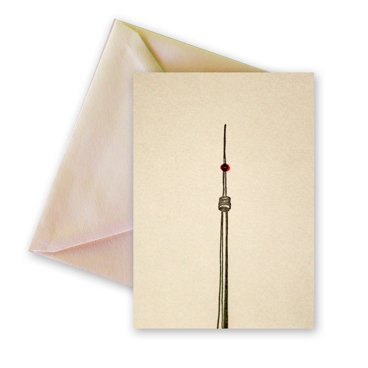CN TOWER - TORONTO - letterpress notes, boxed set of 6.