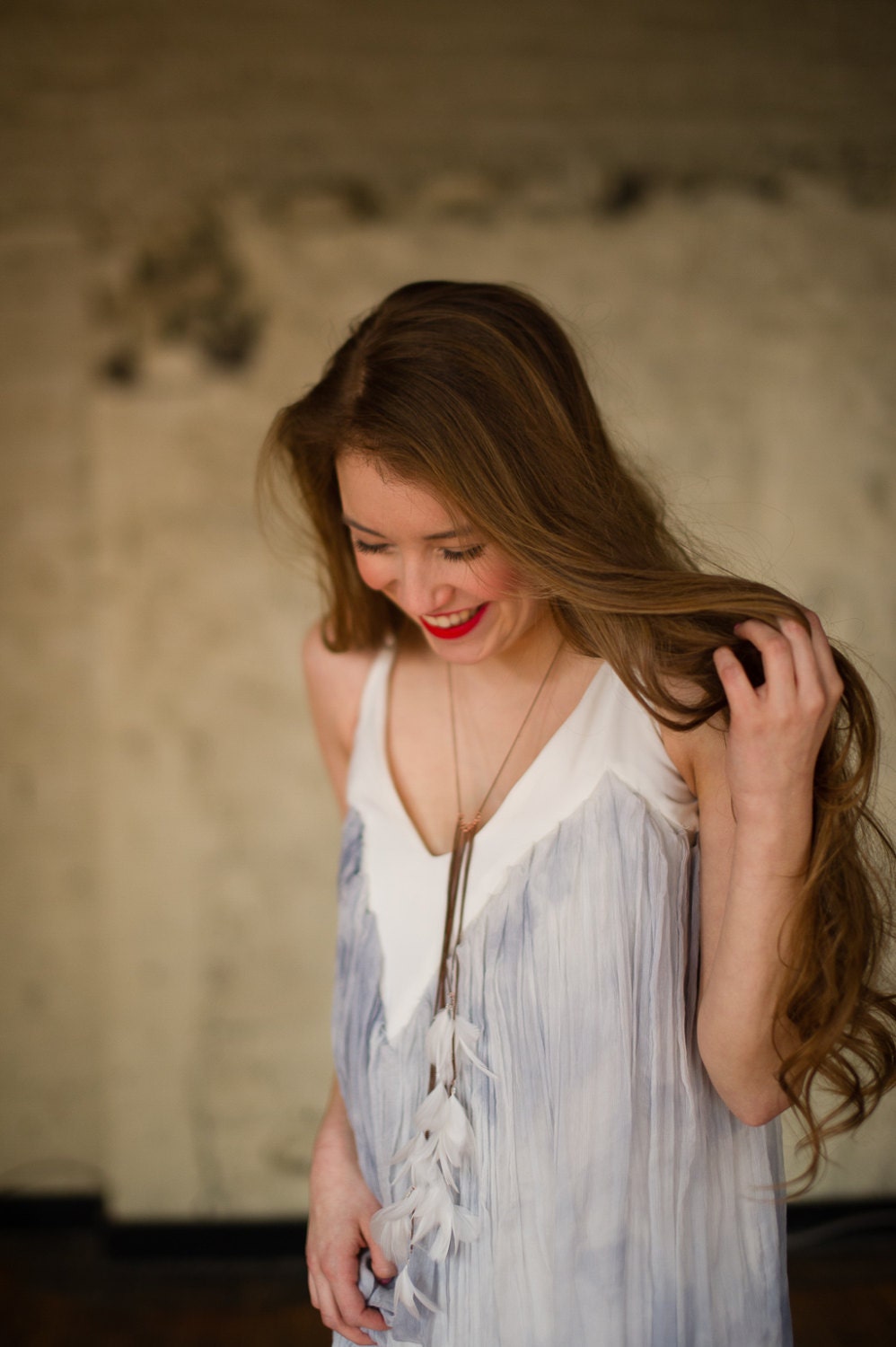 Bridal White Feather Necklace - White Flapper Necklace - Bridesmaid Jewelry - Feather Necklace