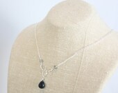 Gemstone Sterling Necklace - London Blue Topaz - Ceres