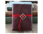 Leather Journal - Jane Eyre / Charlotte Bronte: "I am no bird, and no net ensnares me..." handmade handbound (320 pgs)