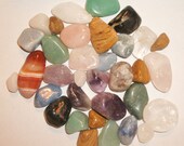 1 Lb of Mixed Tumbled Crystals and Stones
