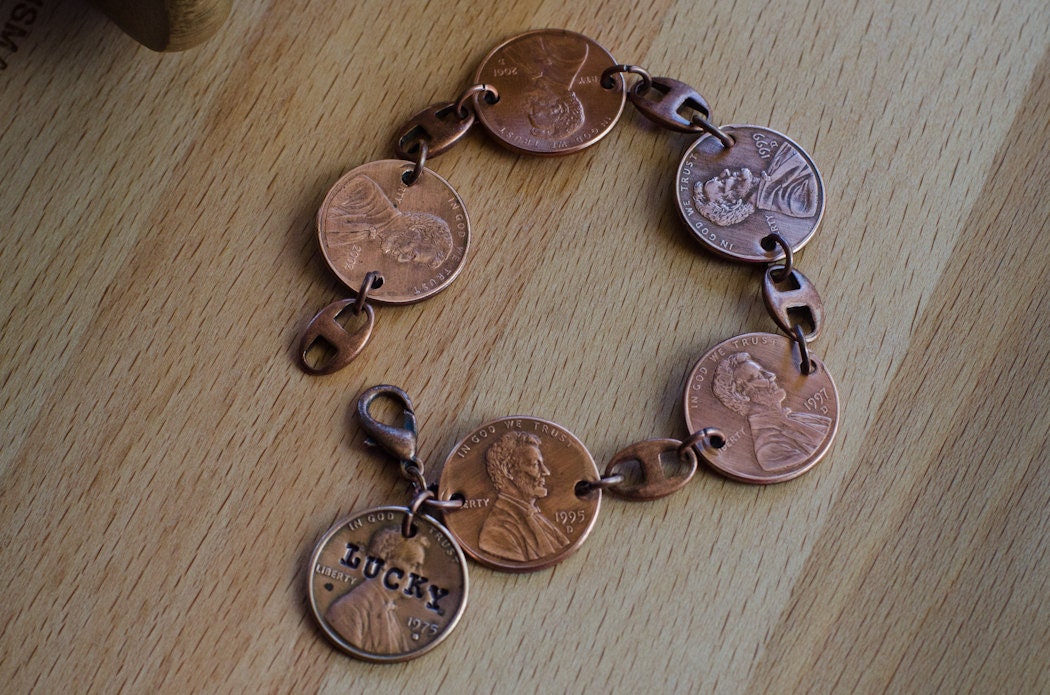 Custom Lucky Penny Bracelet