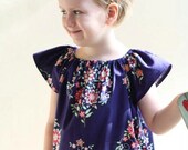 Whimsy Couture Sewing Pattern Tutorial ebook -- Pocket Peasant Top/Dress -- 0m - 12 girls PDF Instant