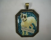 Adorable Pit Bull Terrier, American Staffordshire Terrier Pendant