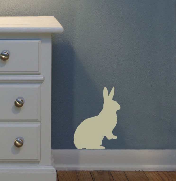 Bunny wall decal sticker
