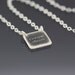 Tiny Silver Carpe Diem Necklace