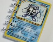 Pokemon Trading Card Notebook Recycled - Poliwhirl