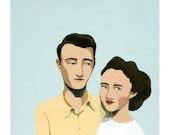 couple painting no.1 (print)