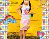 Spring Skirt - Girls Pink Skirt - Girls Pocket Skirt