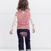 Skinny jeans Liberty fabric insert