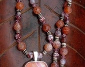 Let your Light Shine Spiritual Christian Scripture inspiried Fire Agate necklace