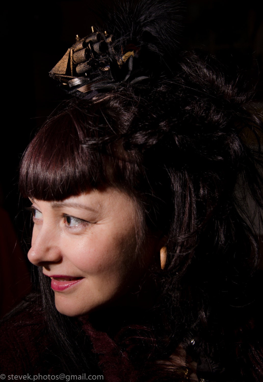 Small Galleon Fascinator - Hairpiece -Hat -Headpiece