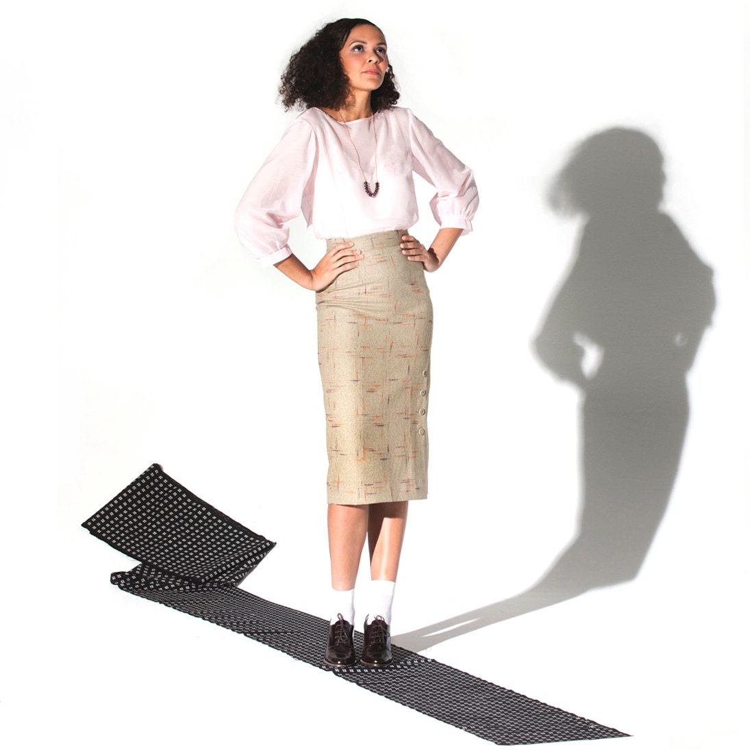 Pencil Skirt - 'Paris, Texas' skirt in Green