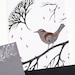 birds // a collection of three art postcard prints // featuring paintings by natasha newton